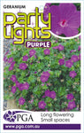 Geranium Party Lights Purple