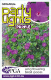 Geranium Party Lights Purple