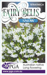 Tetratheca Fairy Bells Snow